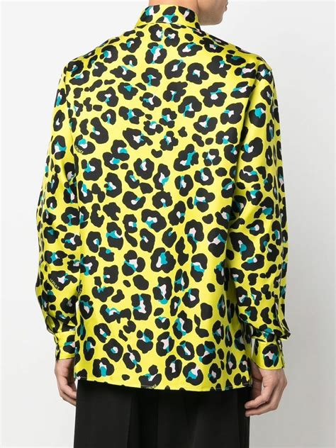 versace leopard shirt price|Versace leopard.